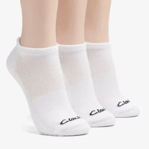 Clarks 3 Pack Solid Athletic Sock<Women Socks | Accessories