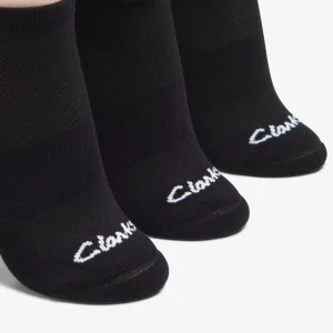 Clarks 3 Pack Solid Athletic Sock<Women Socks | Accessories