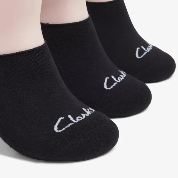 Clarks 3 pack Solid Liner Sock< Socks | Accessories