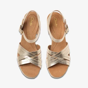 Clarks Sabina Strap<Women Wedges | Sandals & Flip Flops