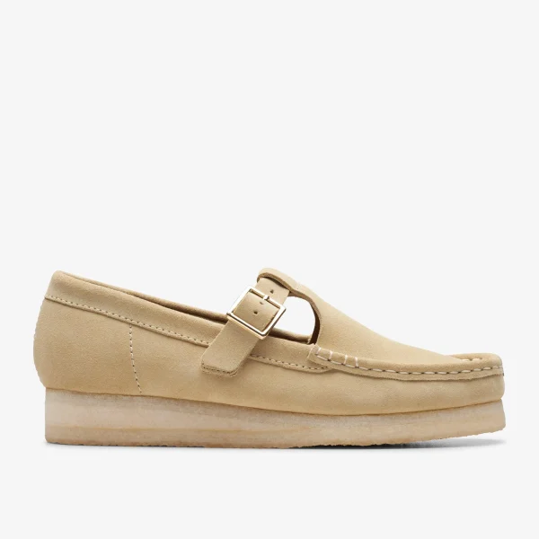 Clarks Wallabee T-Bar<Women Slip-Ons | Loafers & Oxfords