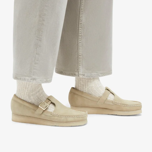 Clarks Wallabee T-Bar<Women Slip-Ons | Loafers & Oxfords