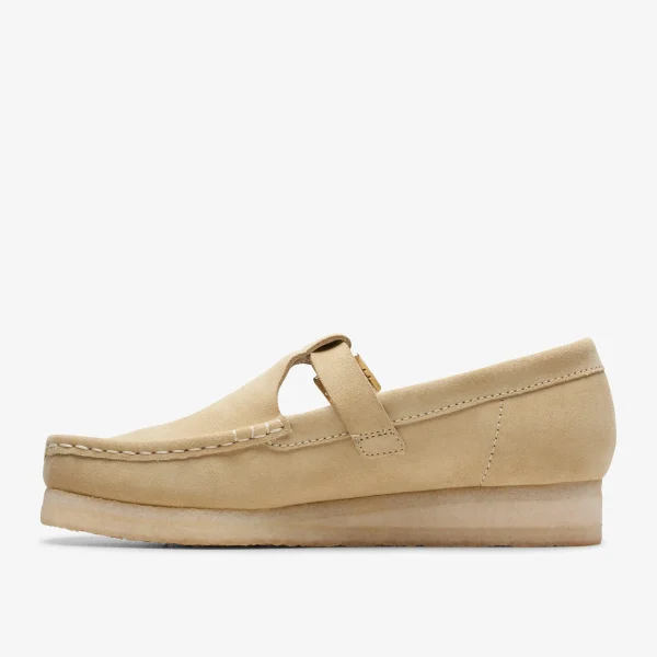 Clarks Wallabee T-Bar<Women Slip-Ons | Loafers & Oxfords