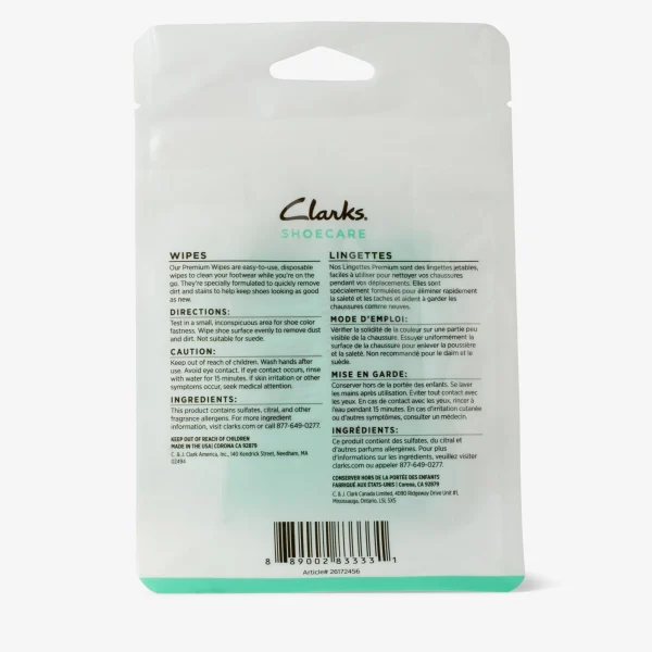 Clarks Wipes 5 Packfalse<Women Shoe Care | Shoe Care
